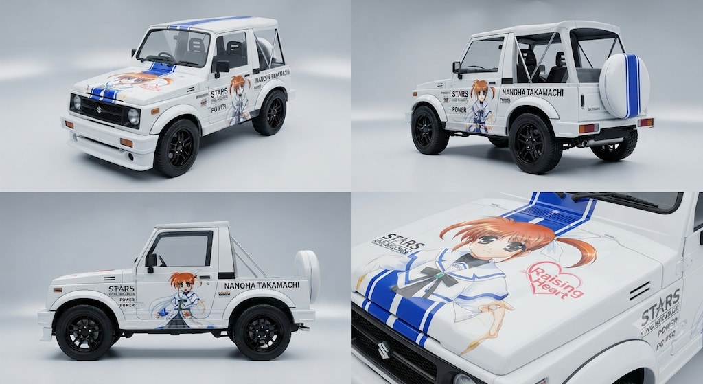高町なのは痛車ジムニー