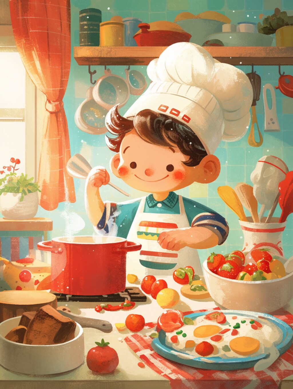 今日はボクが作るよ！