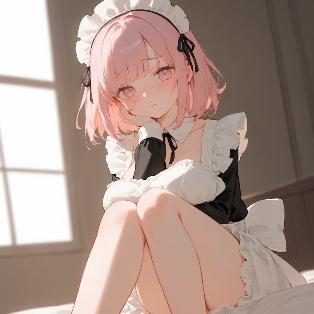 拗ねてるメイドさん