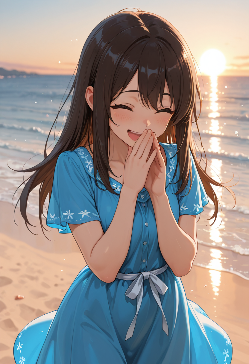 夕凪の笑顔 | の人気AIイラスト・グラビア