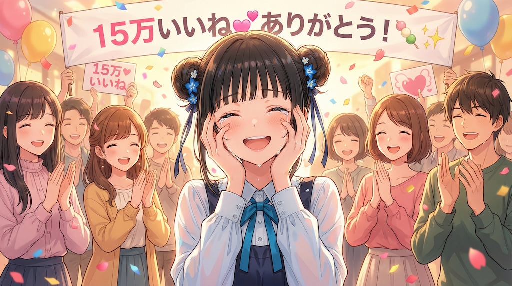 15万いいね💓ありがとうございます‼️🥰✨