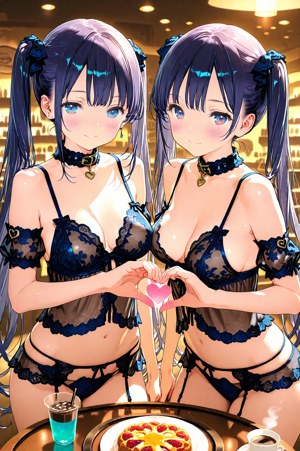 ランジェリーカフェの女の子