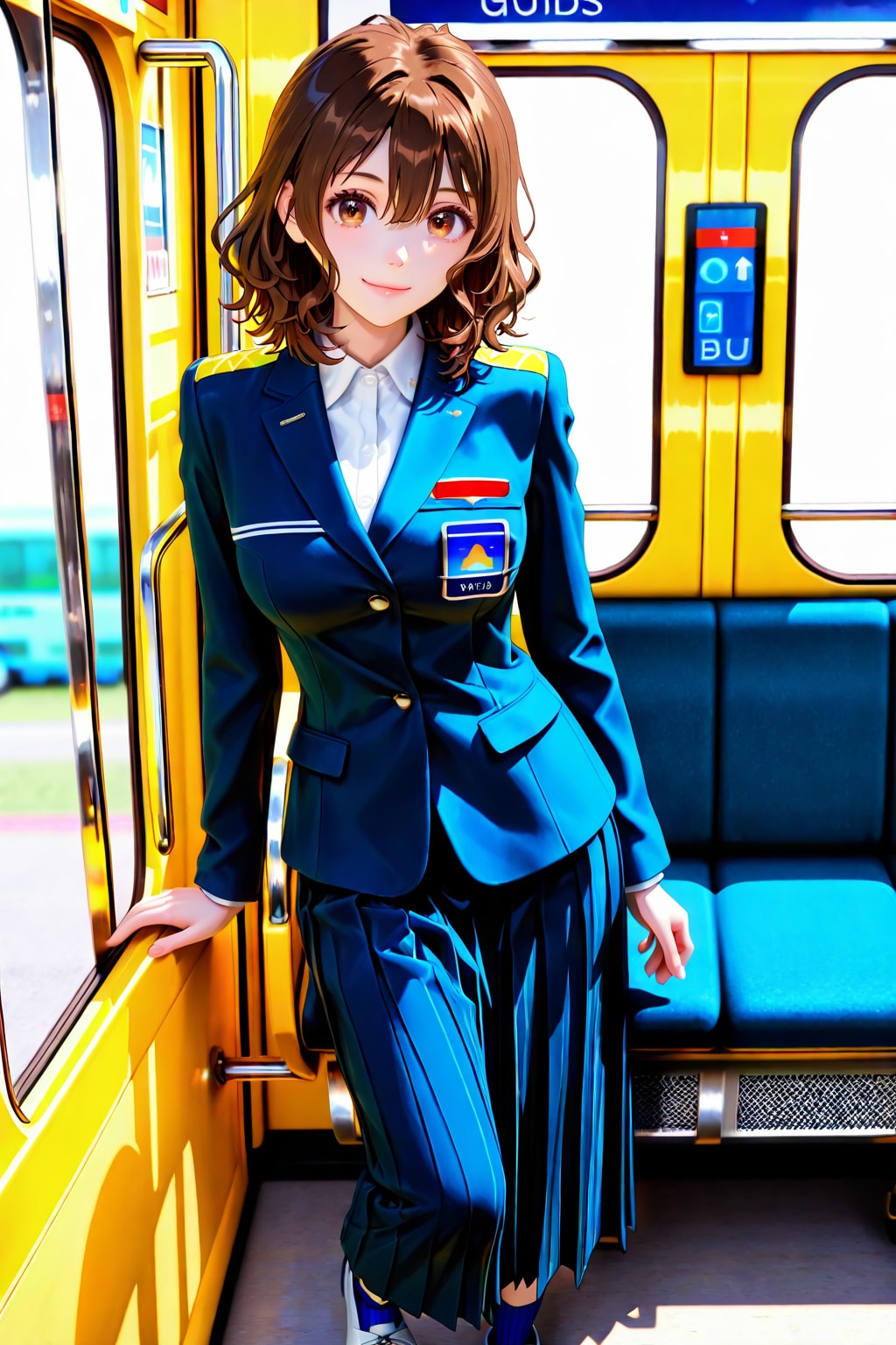 お題-バスガイド-1- | の人気AIイラスト・グラビア