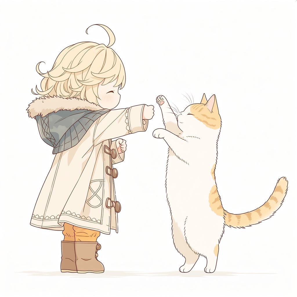 ハイタッチ！ | の人気AIイラスト・グラビア