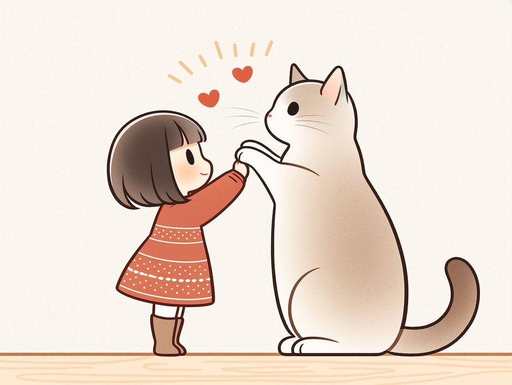 ハイタッチ！