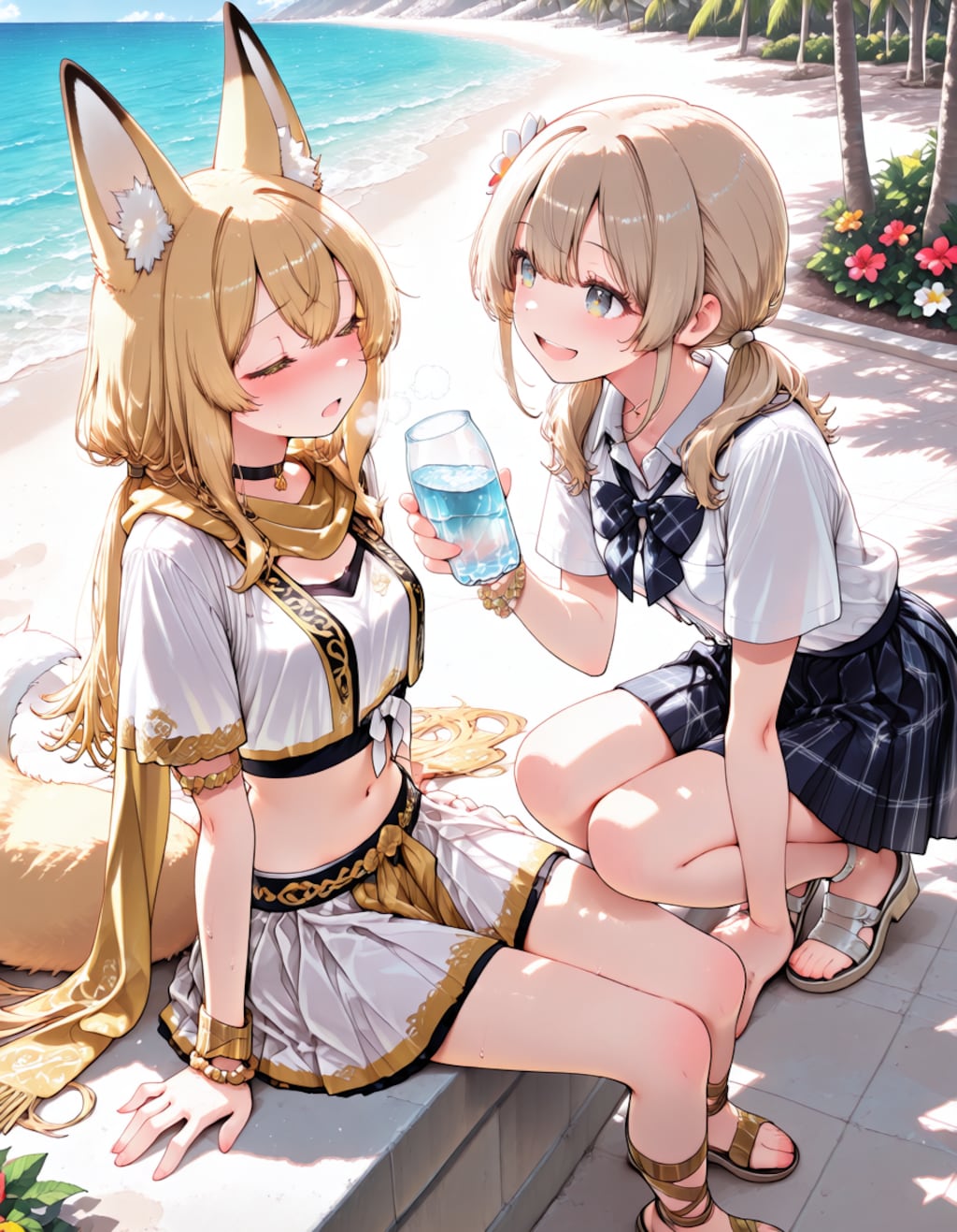 ミラちゃん、お水用意したからね
