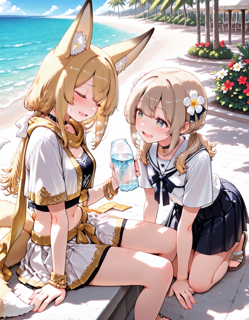 ミラちゃん、お水用意したからね