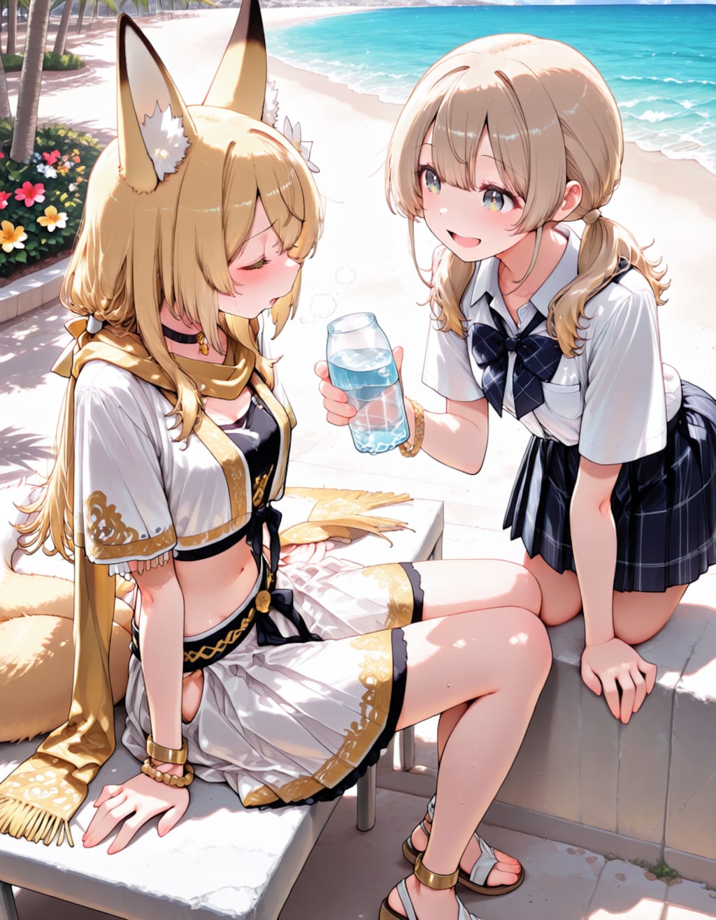 ミラちゃん、お水用意したからね