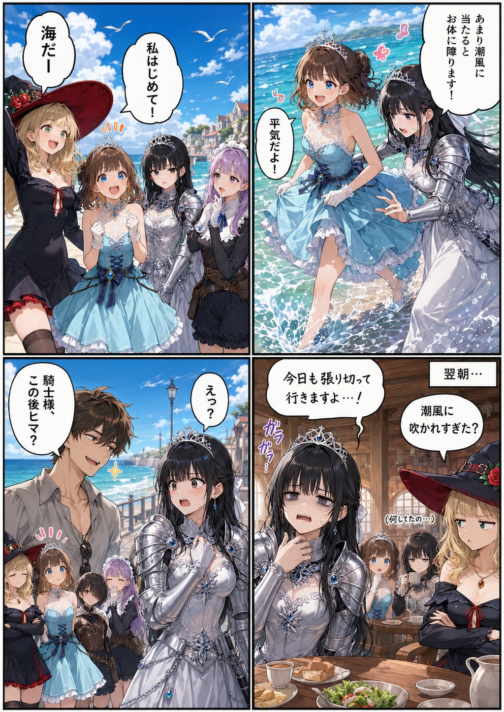 リゾートでテカる騎士　他