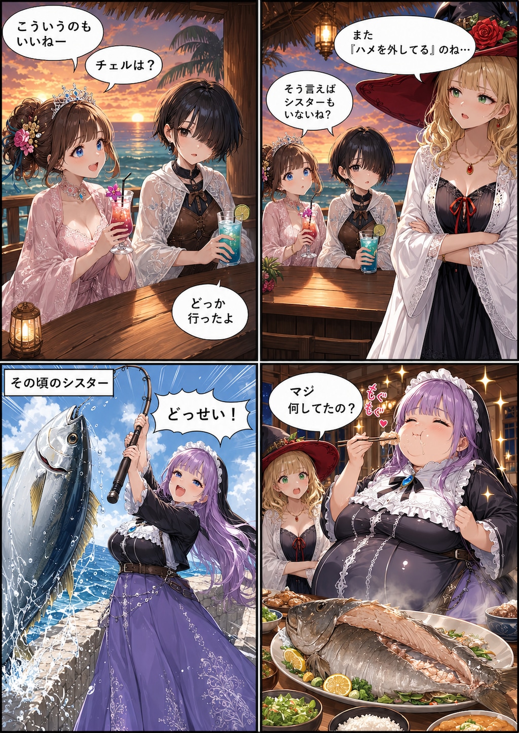 リゾートでテカる騎士　他