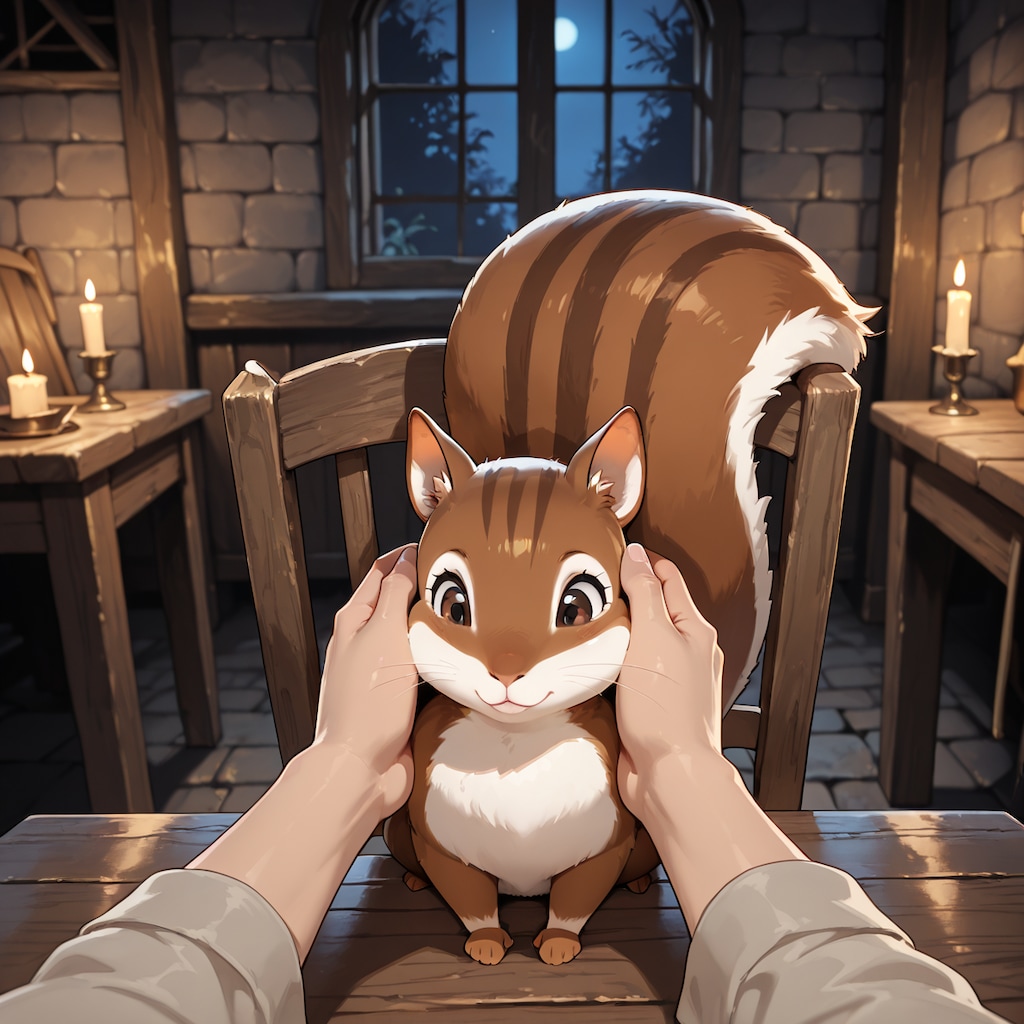 リス君と動物にだけ見える作者