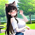 黒猫サキちゃん 3枚目
