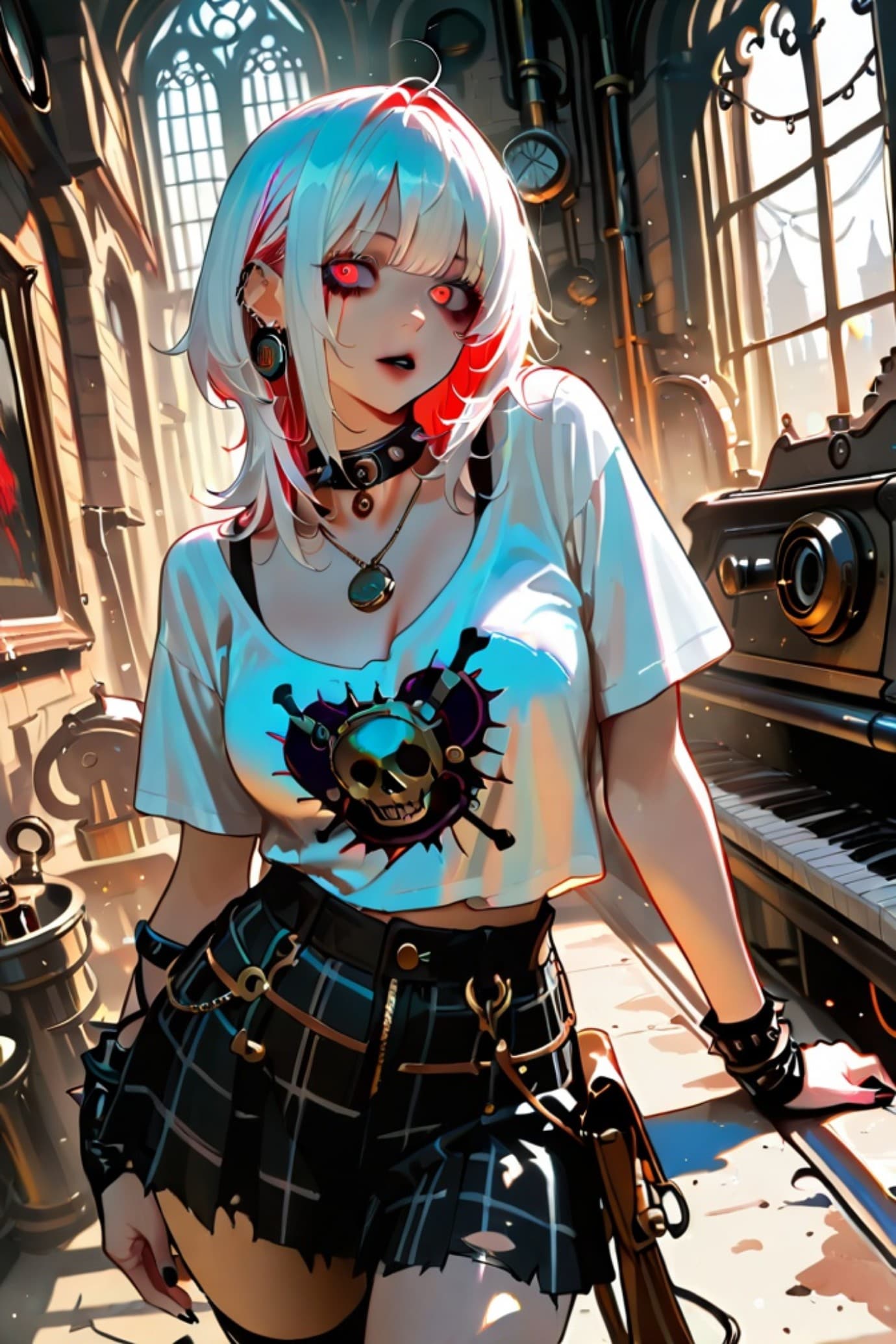 白髪ちゃん | の人気AIイラスト・グラビア