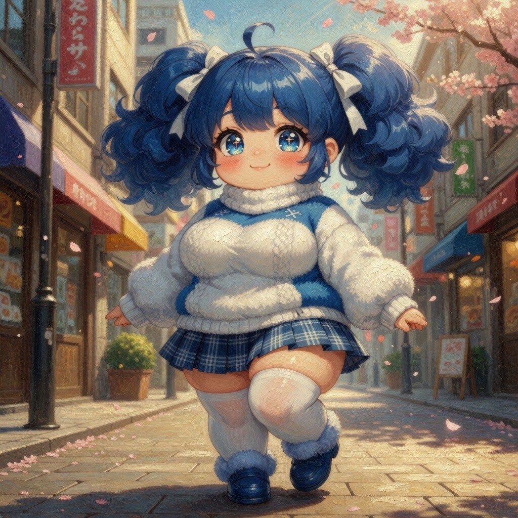 むちむちの散歩