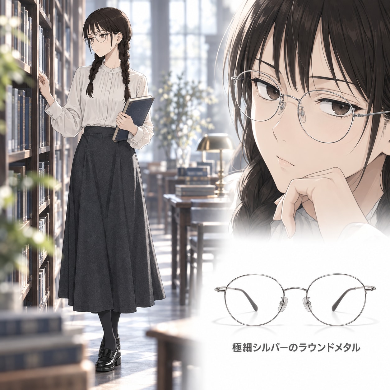 色々眼鏡 | の人気AIイラスト・グラビア