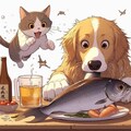 🎶魚をくわえた・・・ 3枚目