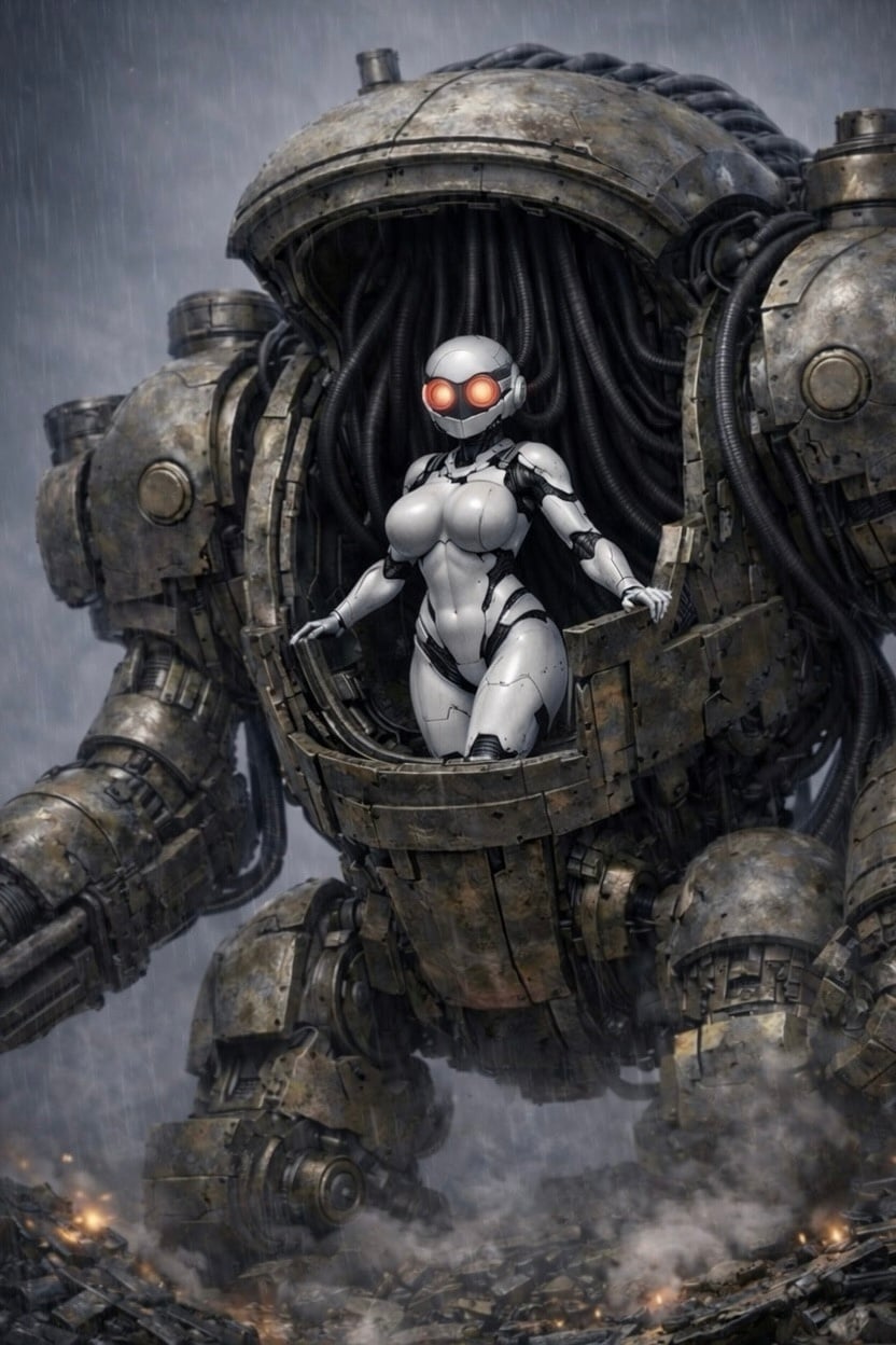 オリジナルロボット「CINDER-IX」 | の人気AIイラスト・グラビア