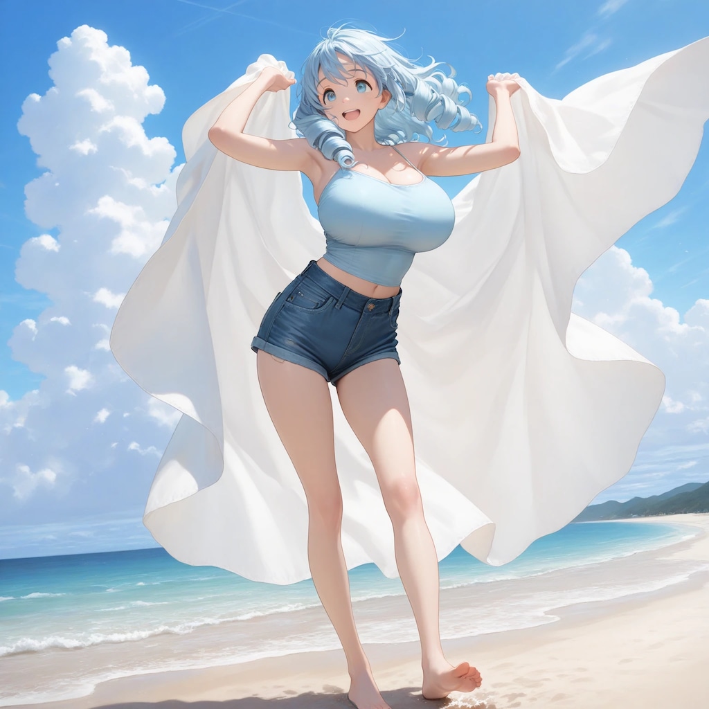 デニムでショーパン