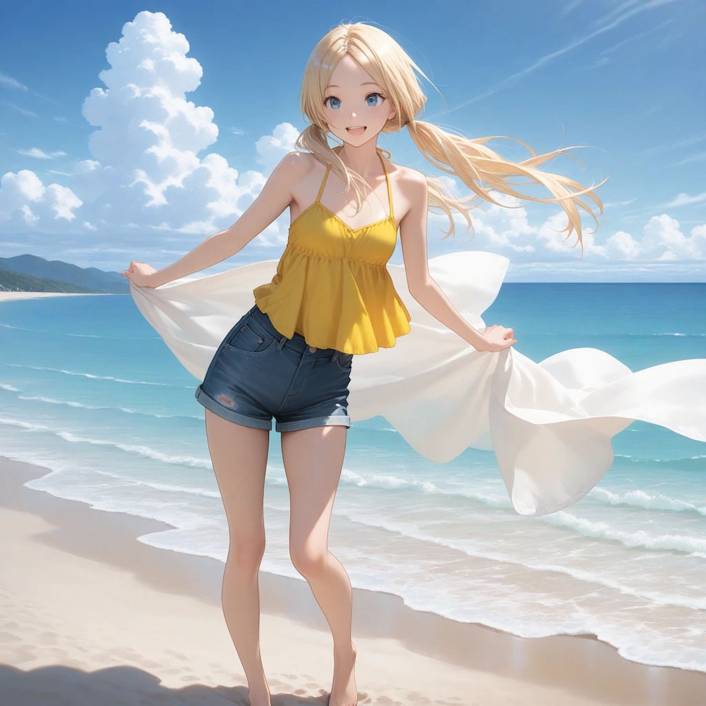 デニムでショーパン