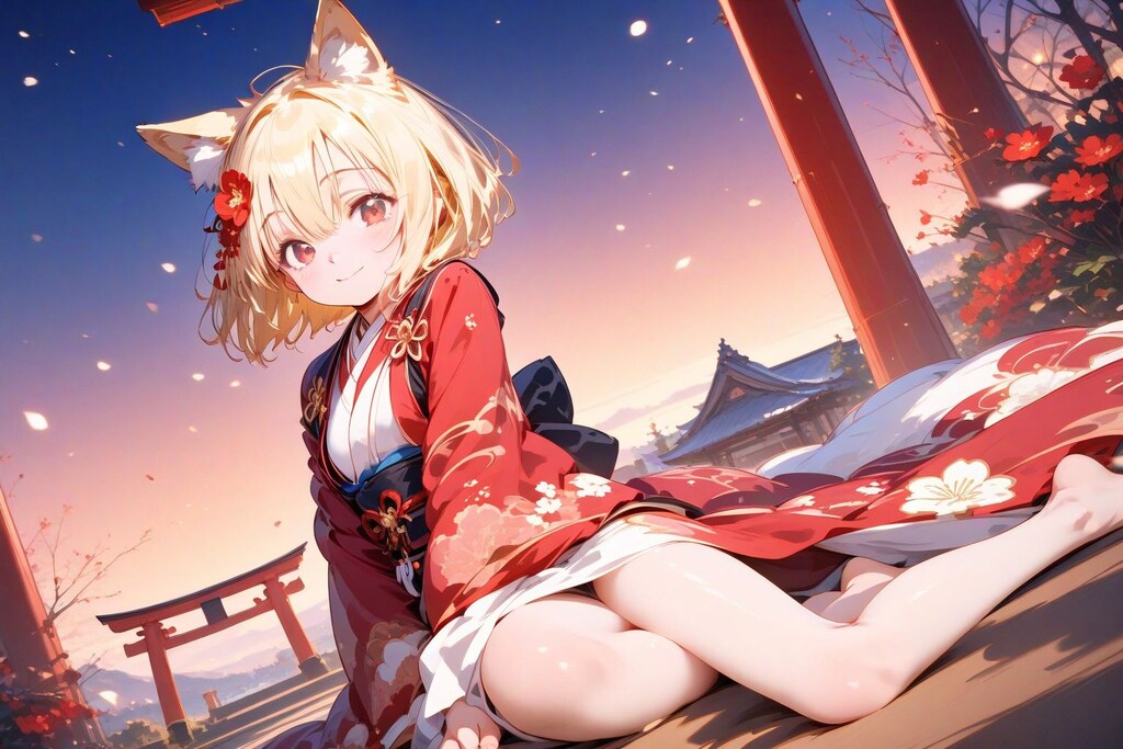 オキツネ神社祭 2