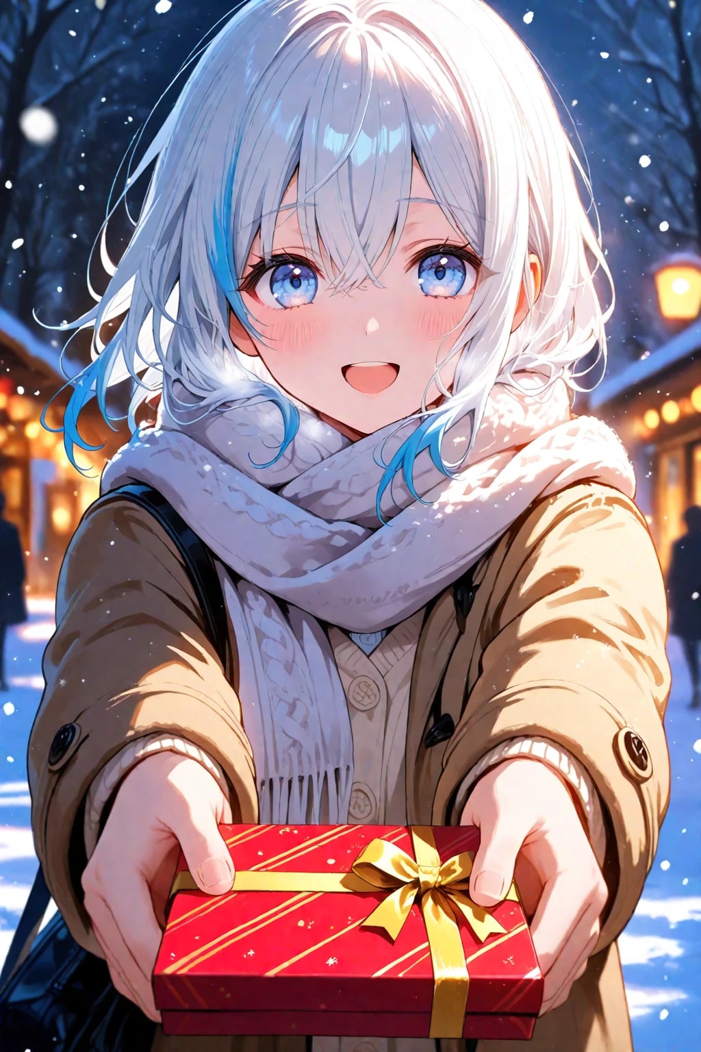 受け取ってください！ | の人気AIイラスト・グラビア