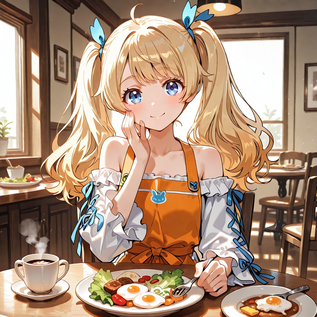 ナナと朝ごはん