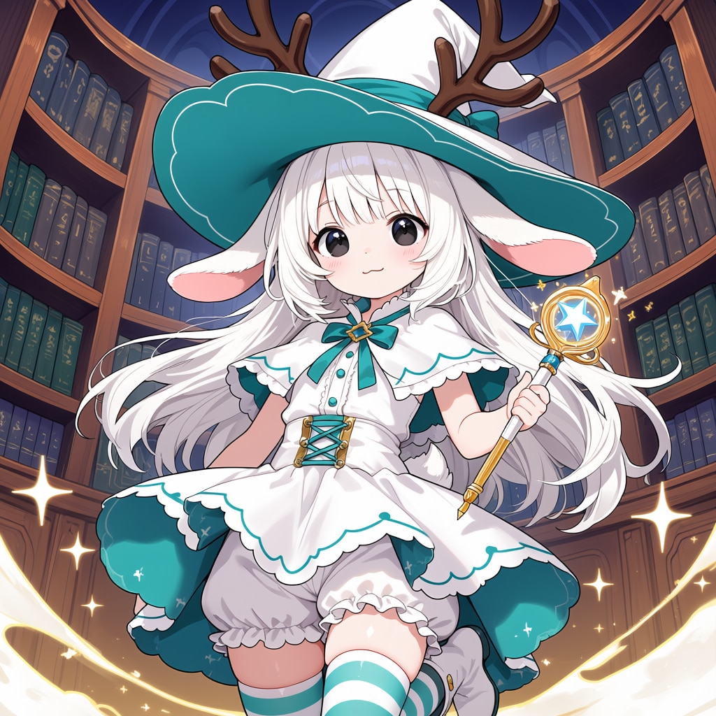 カボチャパンツのツノウサギ
