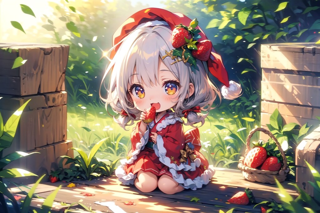 正常な形の、良いところをちびちゃんに。