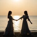 夕陽のシルエット 4枚目