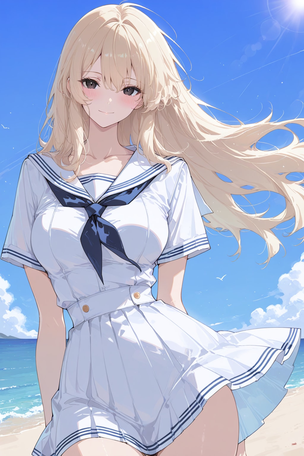 海、きれいだね