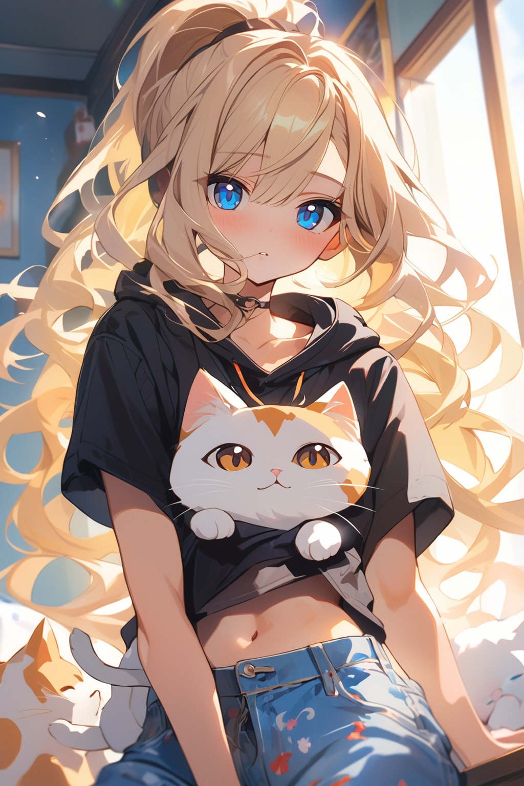後ろ髪すごい子ちゃん