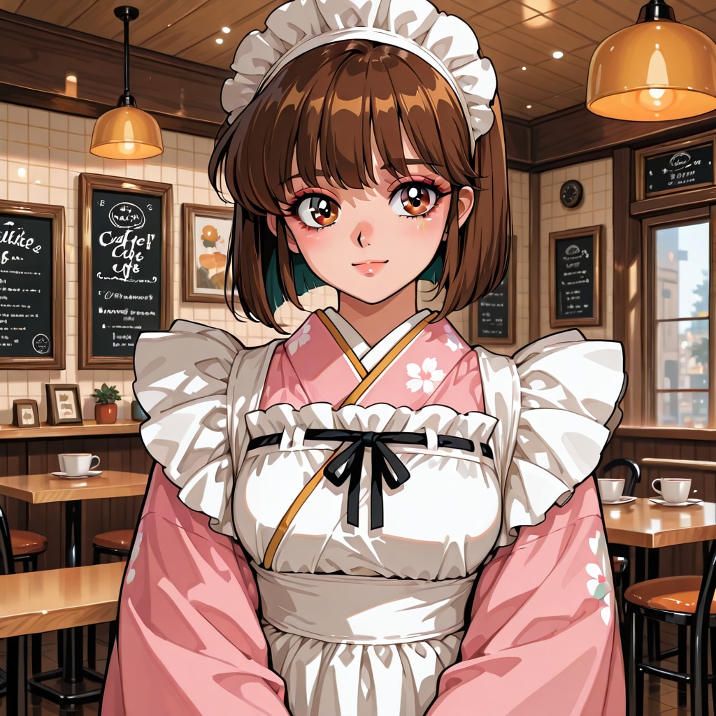 昭和アニメ風メイドさん#2 | の人気AIイラスト・グラビア