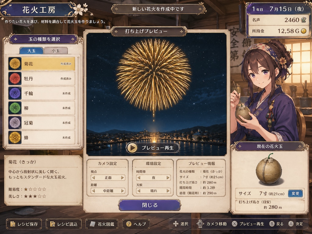 花火工房　～想い結ぶ夜空の彩り～