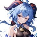 へそ出し甘雨 10枚目