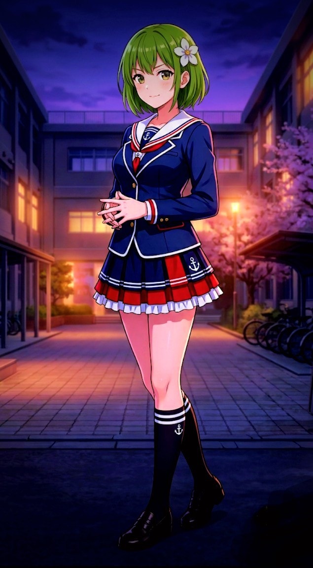 緑髪の後輩🍏