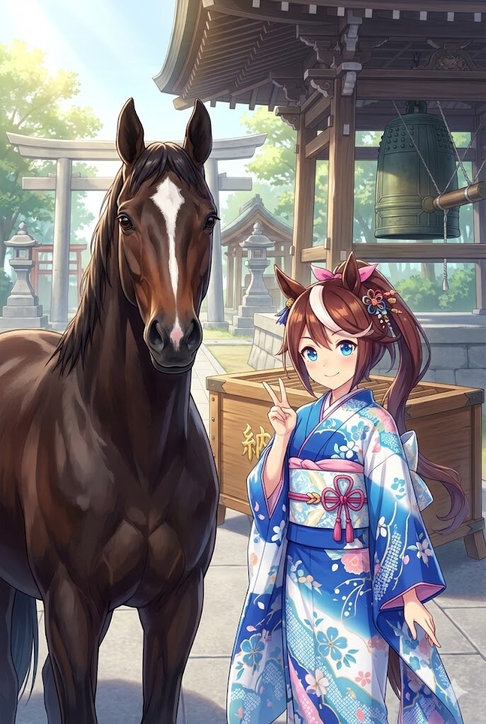 一緒に初詣