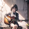 ストリートで練習する少女２ 12枚目