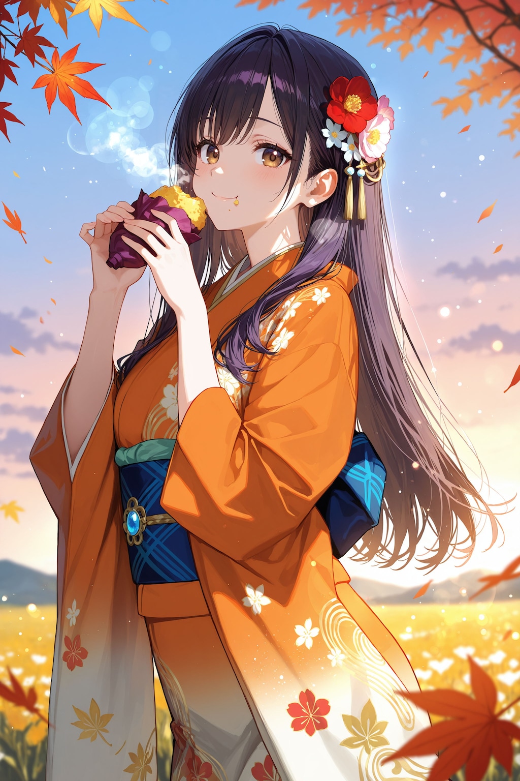 異世界の女神さま（クシナダヒメさん　秋のお芋）