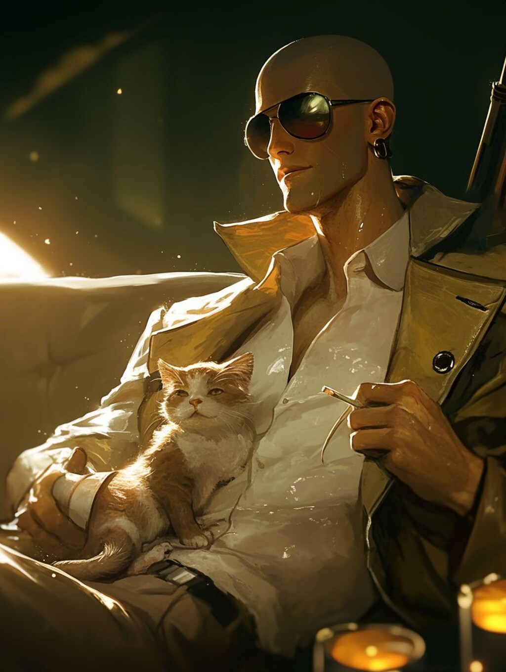 nijiの国のイケおじと猫