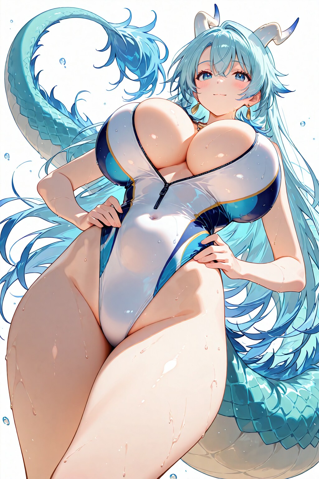 水着のドラゴン