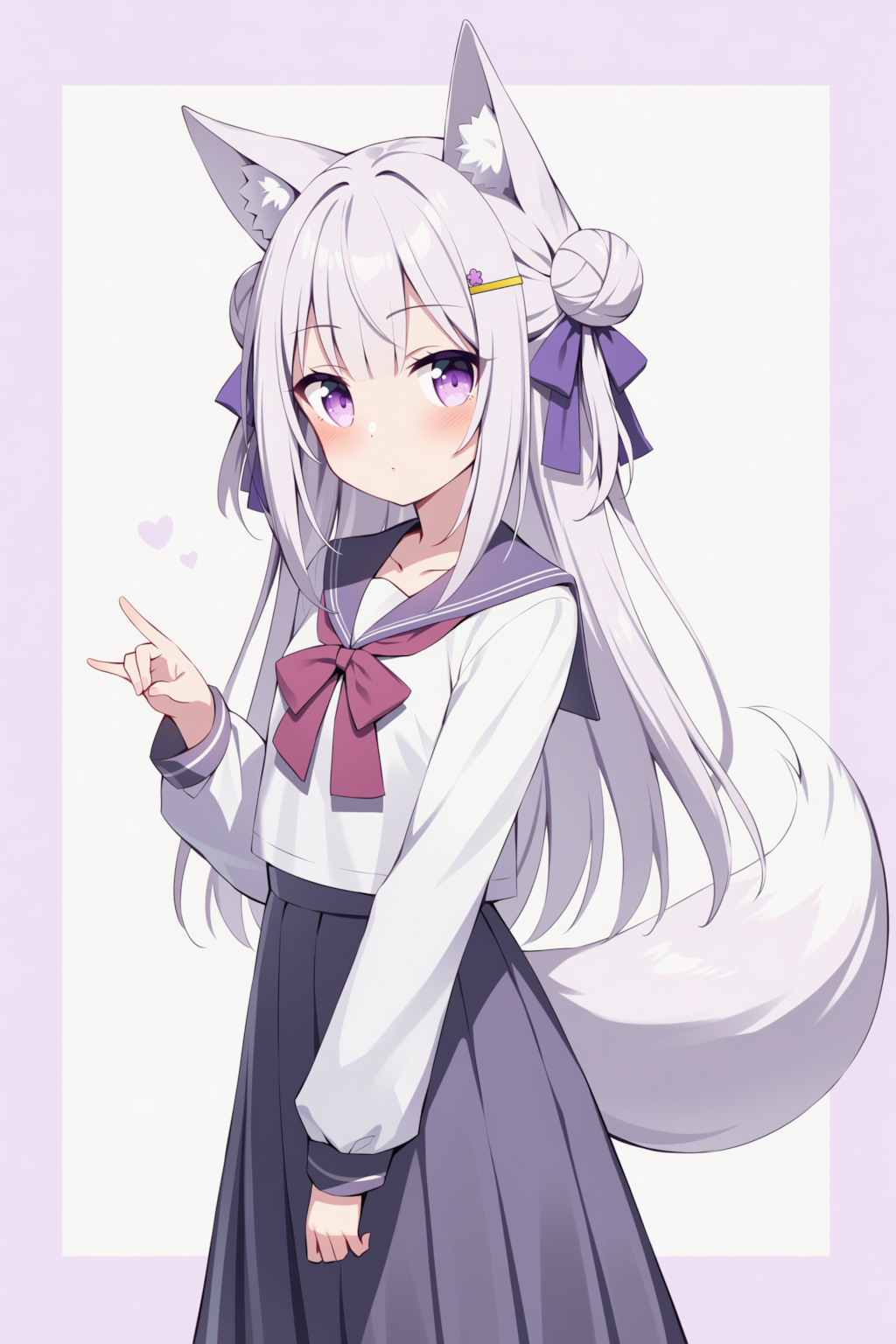 ケモミミセーラー服