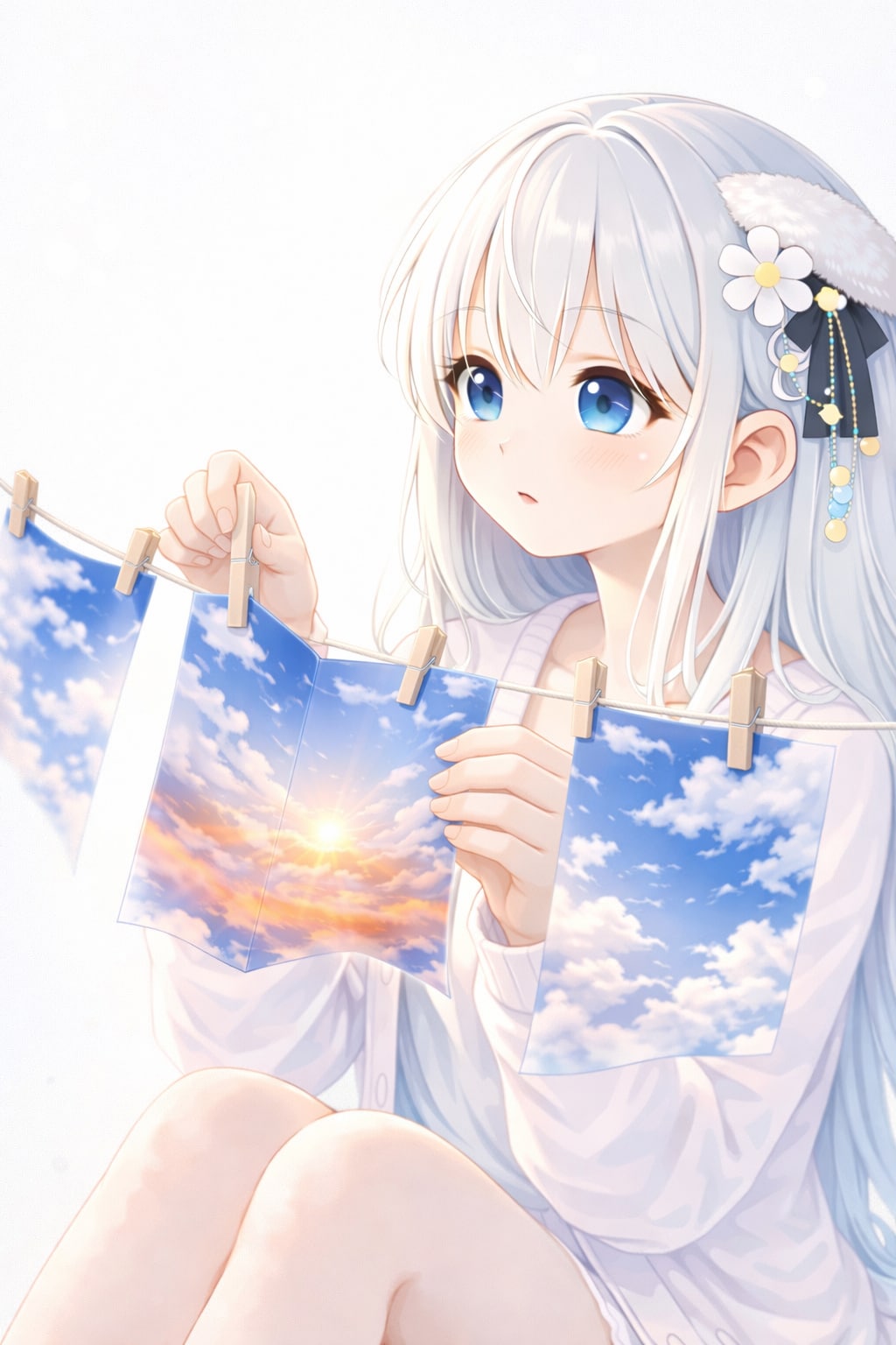 空をまとった少女