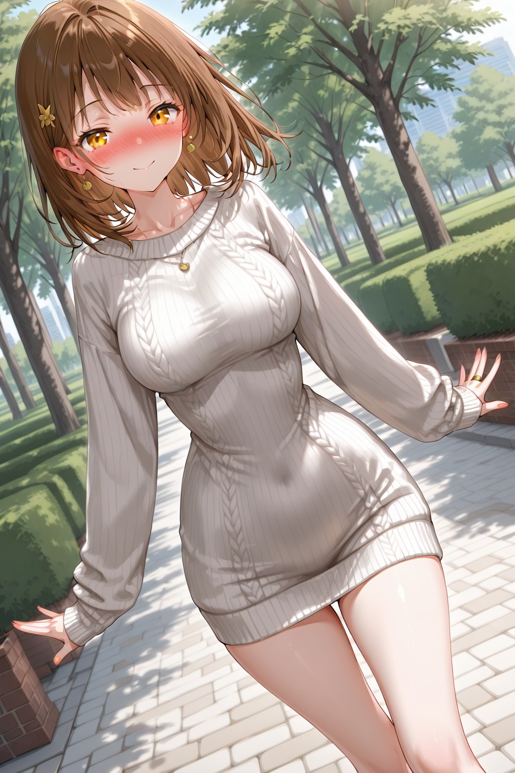 Sweater dressテスト | の人気AIイラスト・グラビア