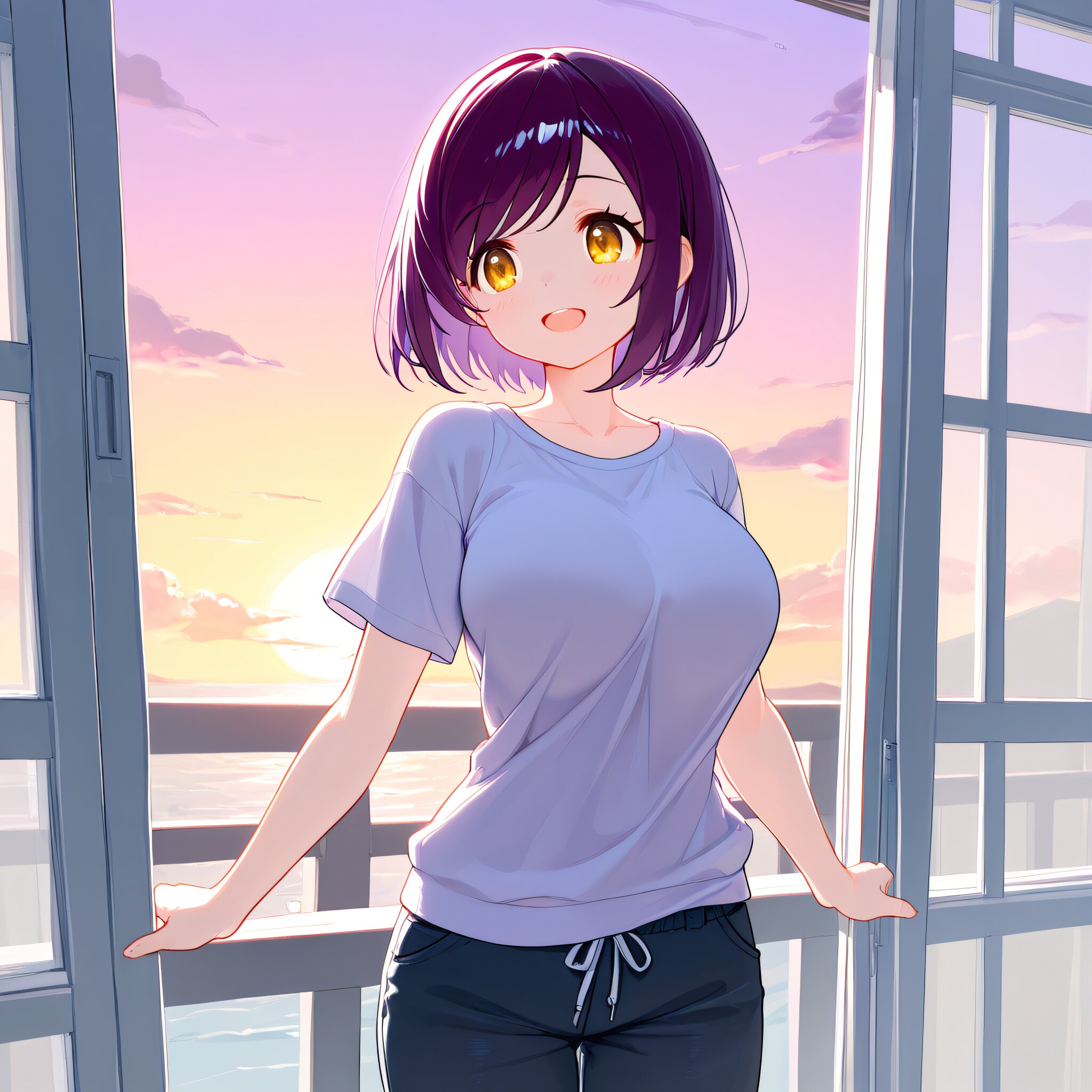 こんばんは（挨拶メイドの芽衣ちゃん）