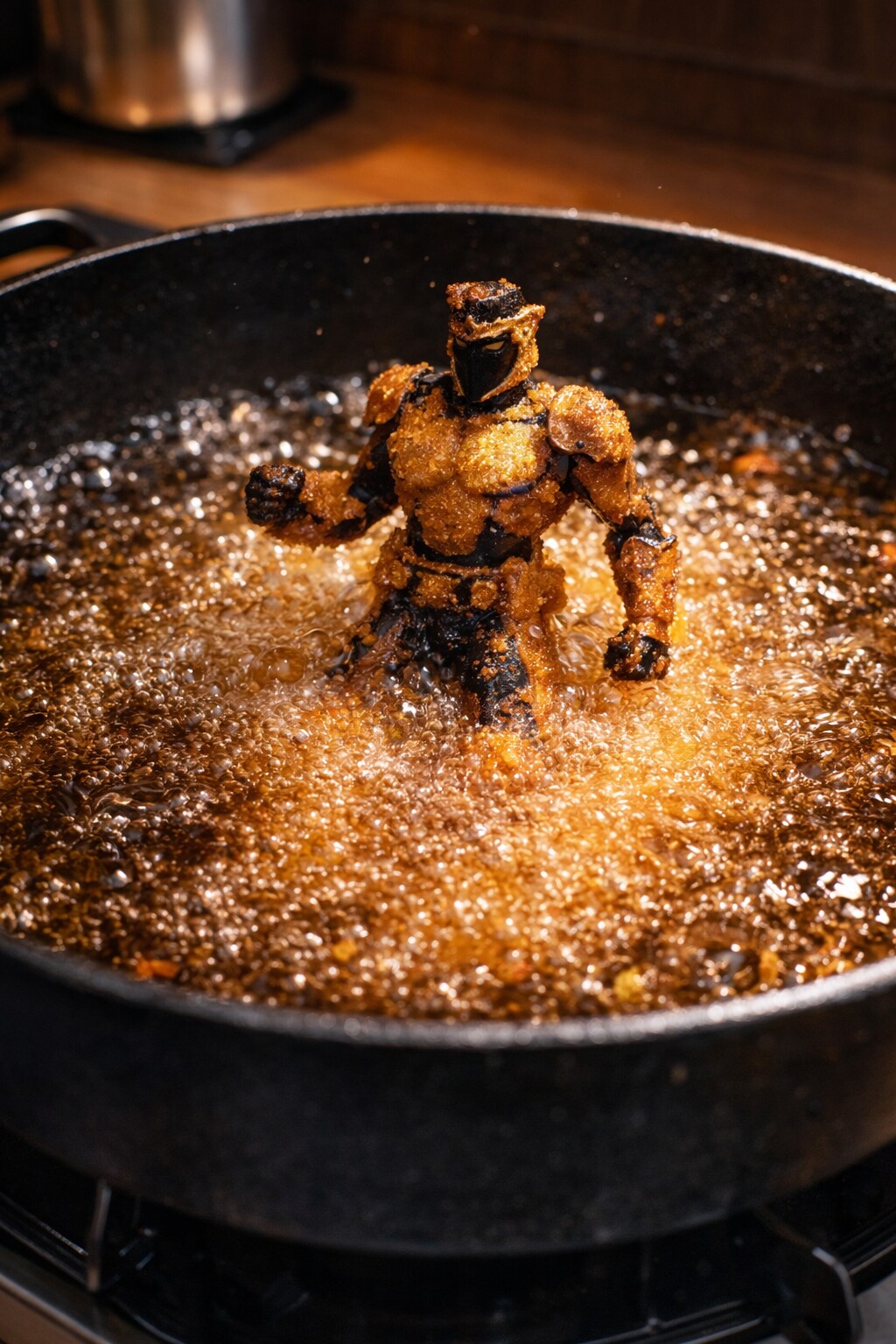 [画像どうぞ]　まちがってカラっと揚げちゃったんで