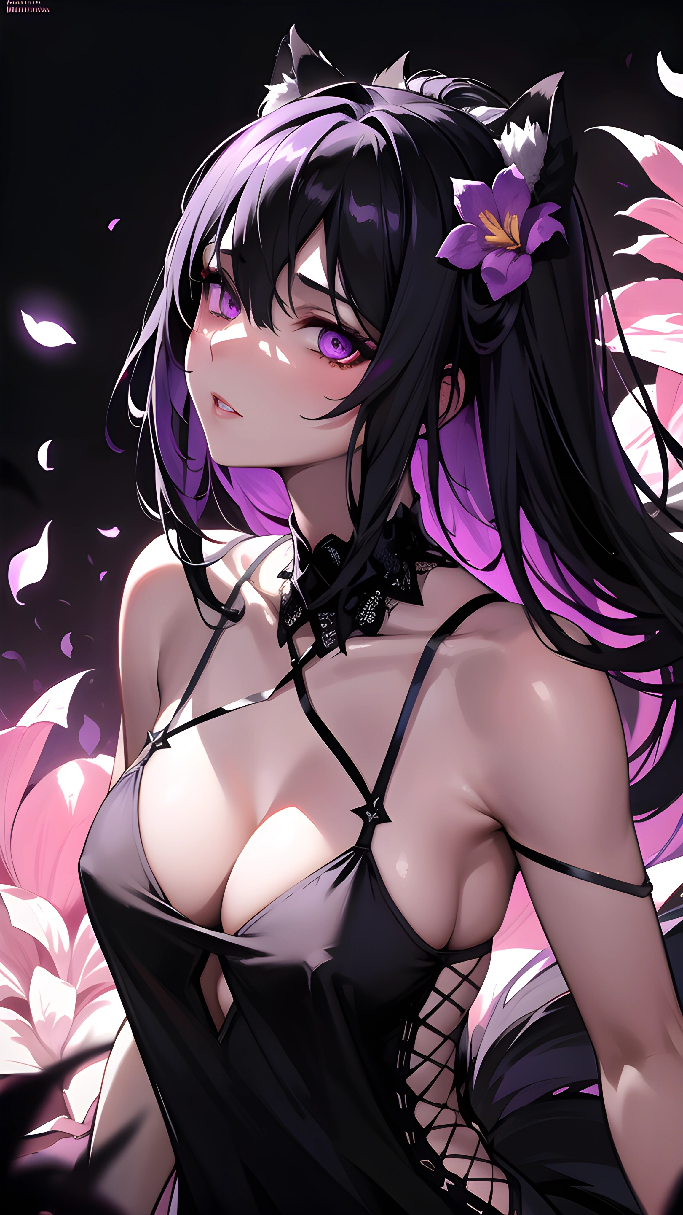 光を失った紫眼