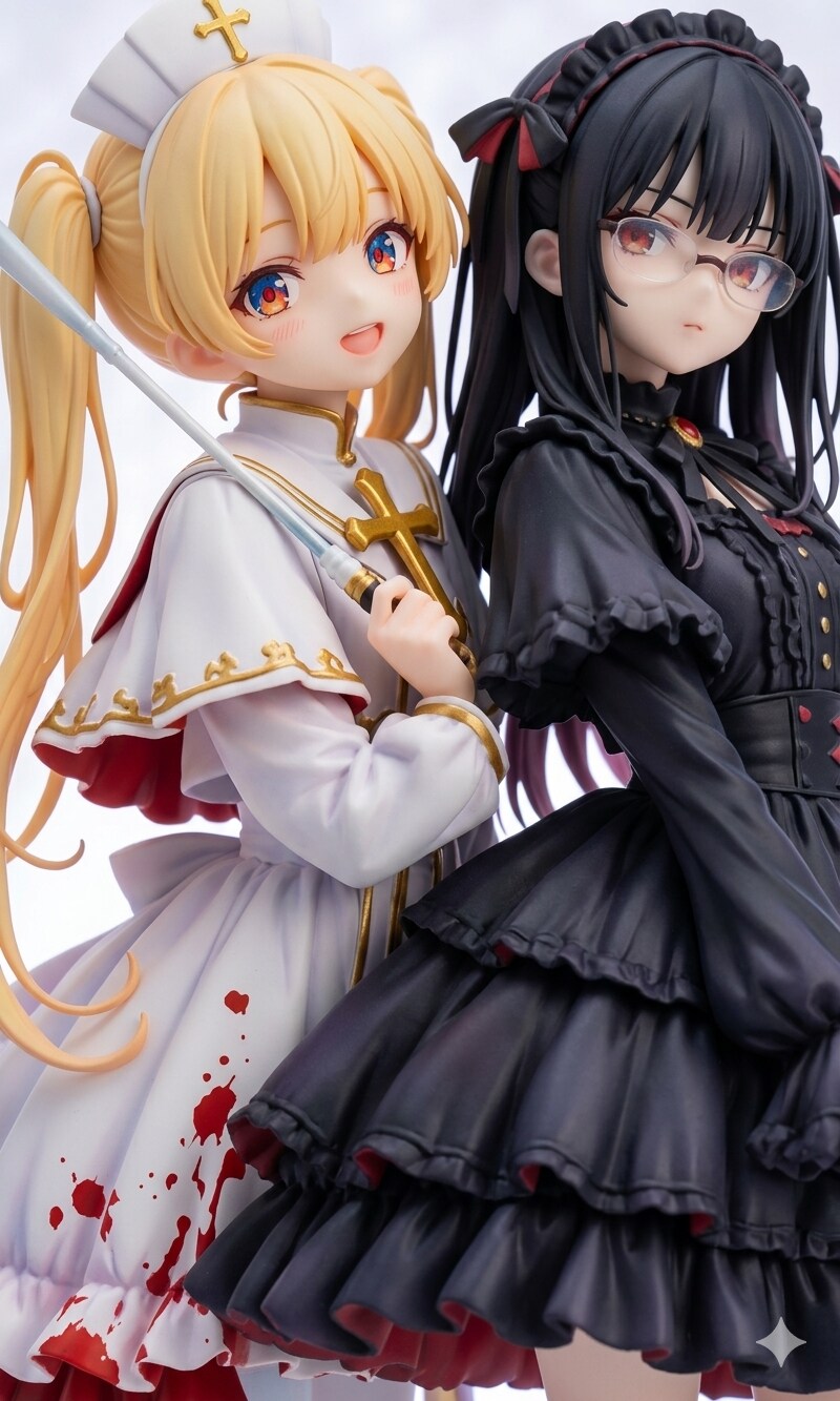 異世界制服少女達　吸血鬼の魔法少女　アクリルドールフィギュア