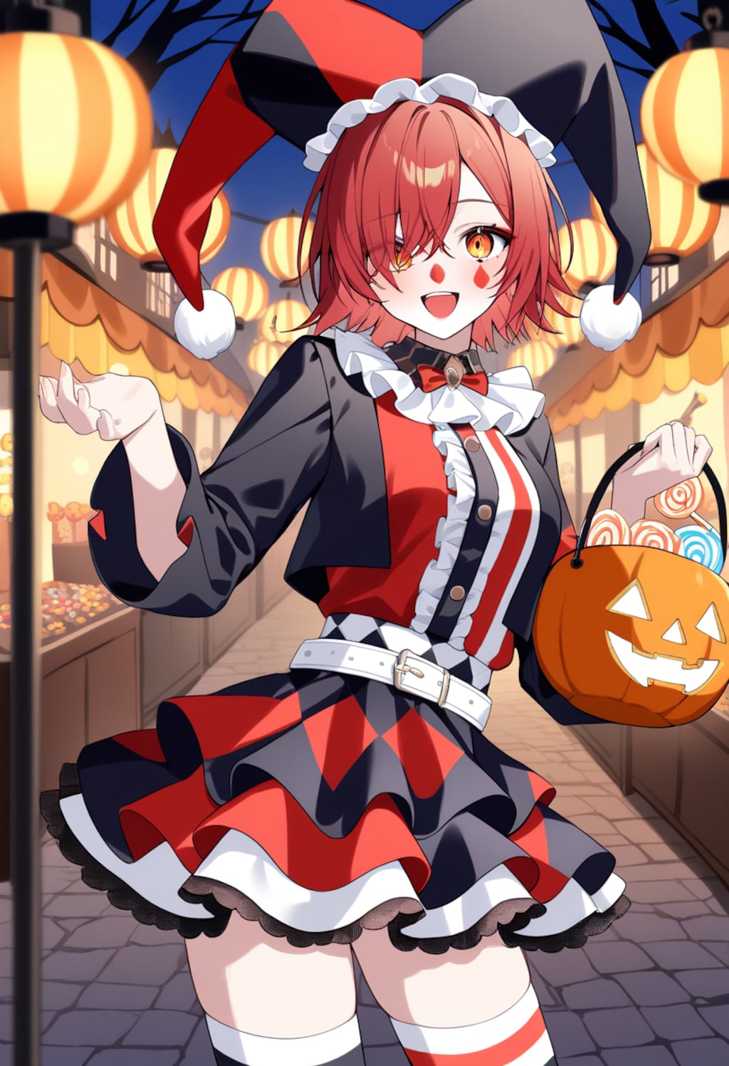 ホラークラウン風ピエロ