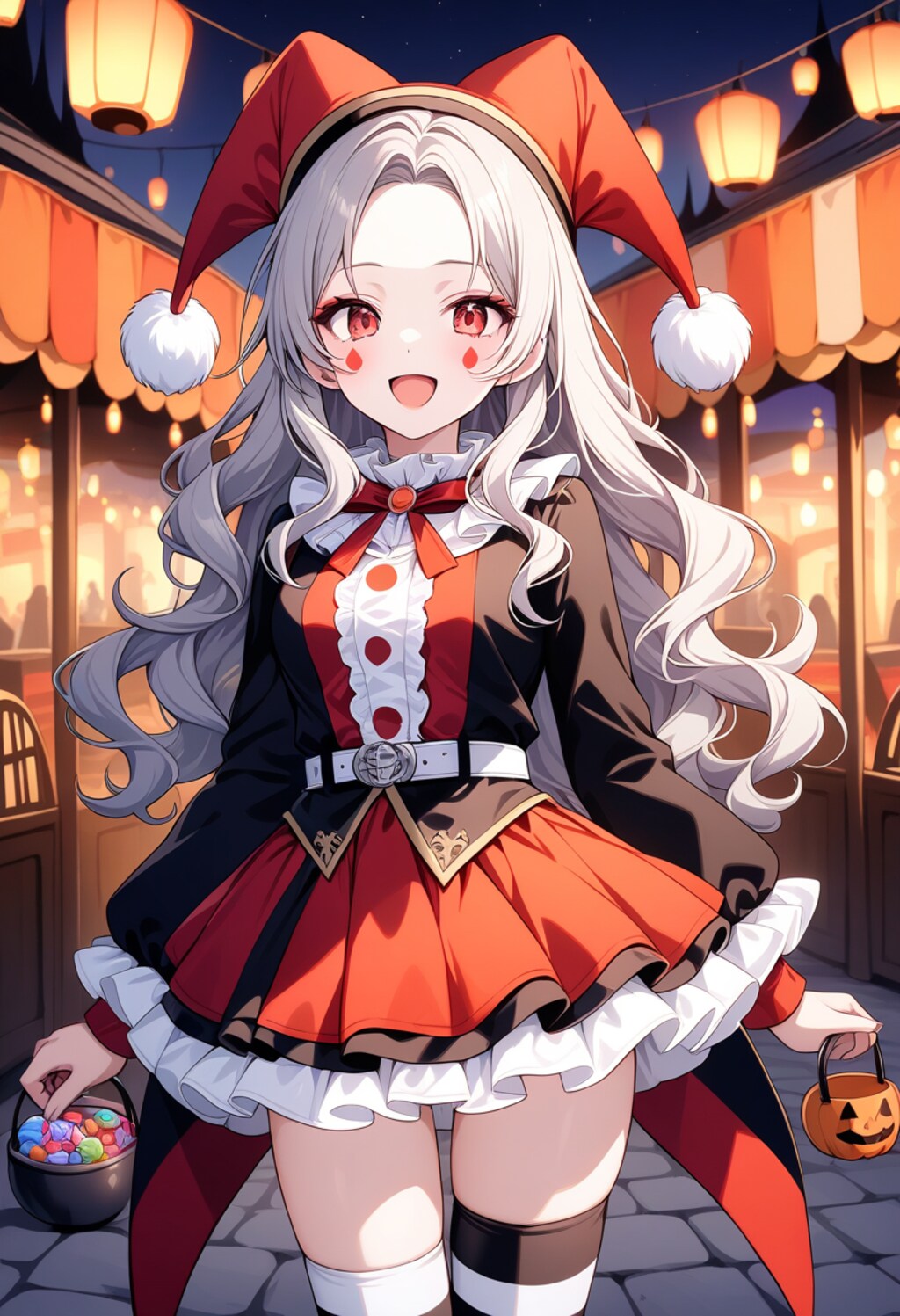 ホラークラウン風ピエロ