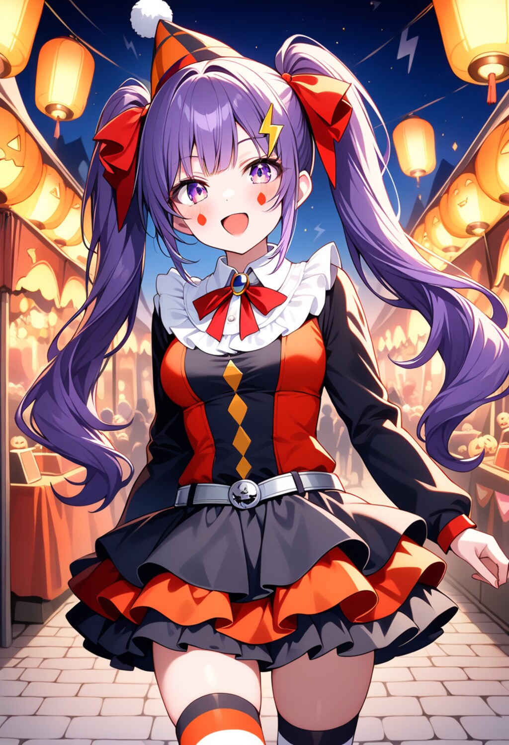 ホラークラウン風ピエロ